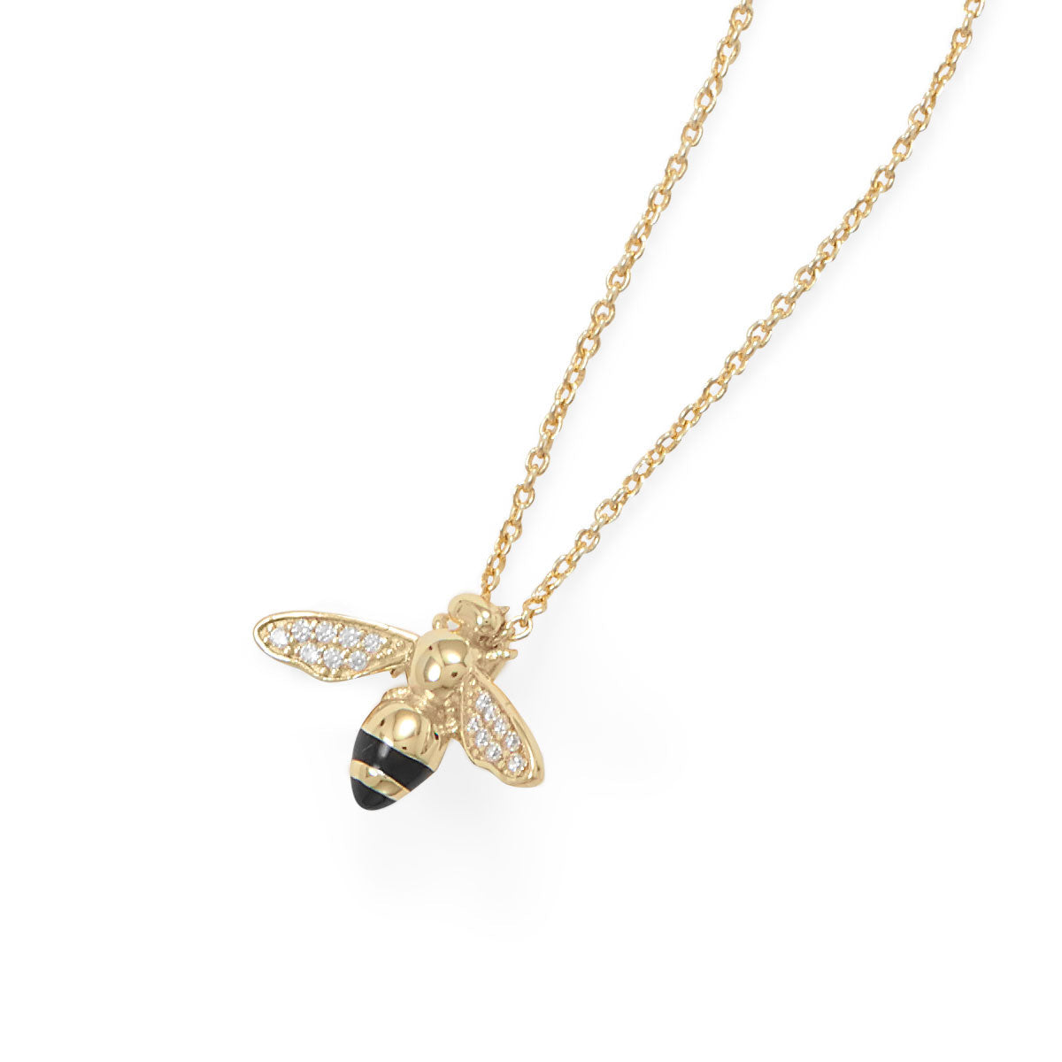Flying Bee Necklace