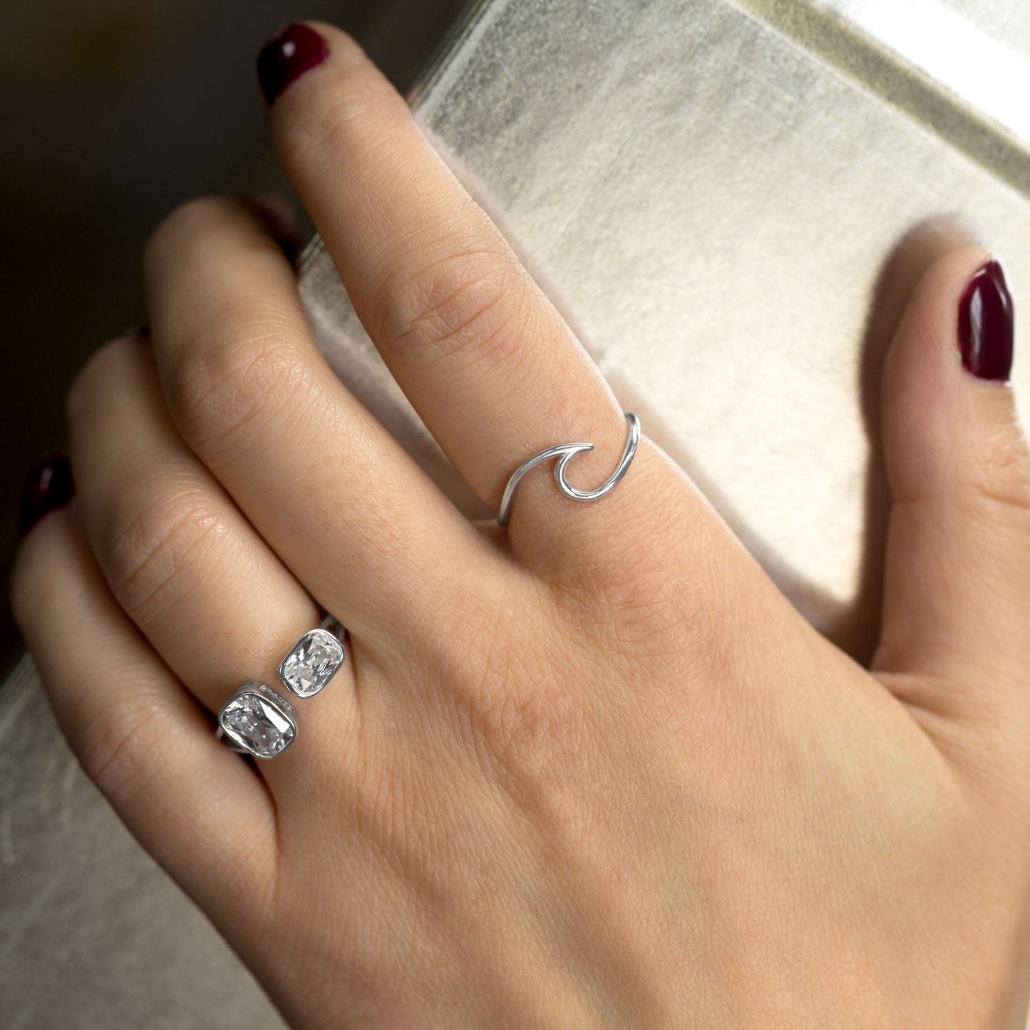 Wave Ring in Silver - Summer Feeling
