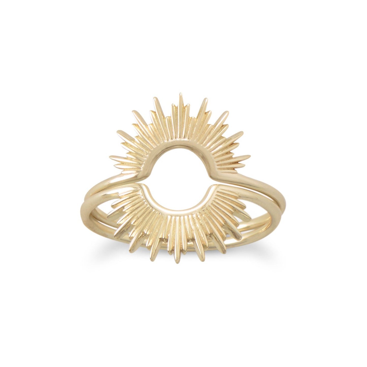 Father Sun Ring in Vermeil Gold