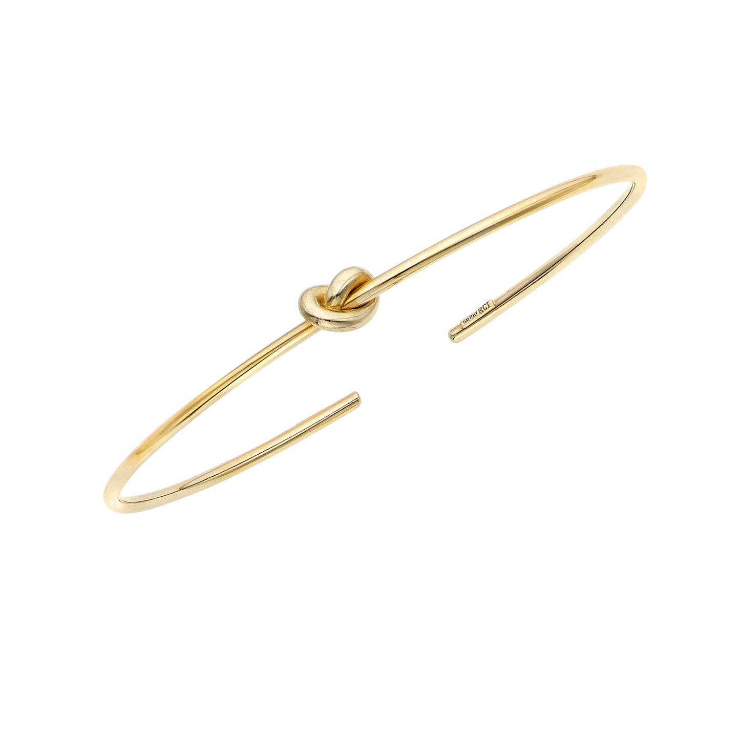 Love Knot 14K Gold Bangle