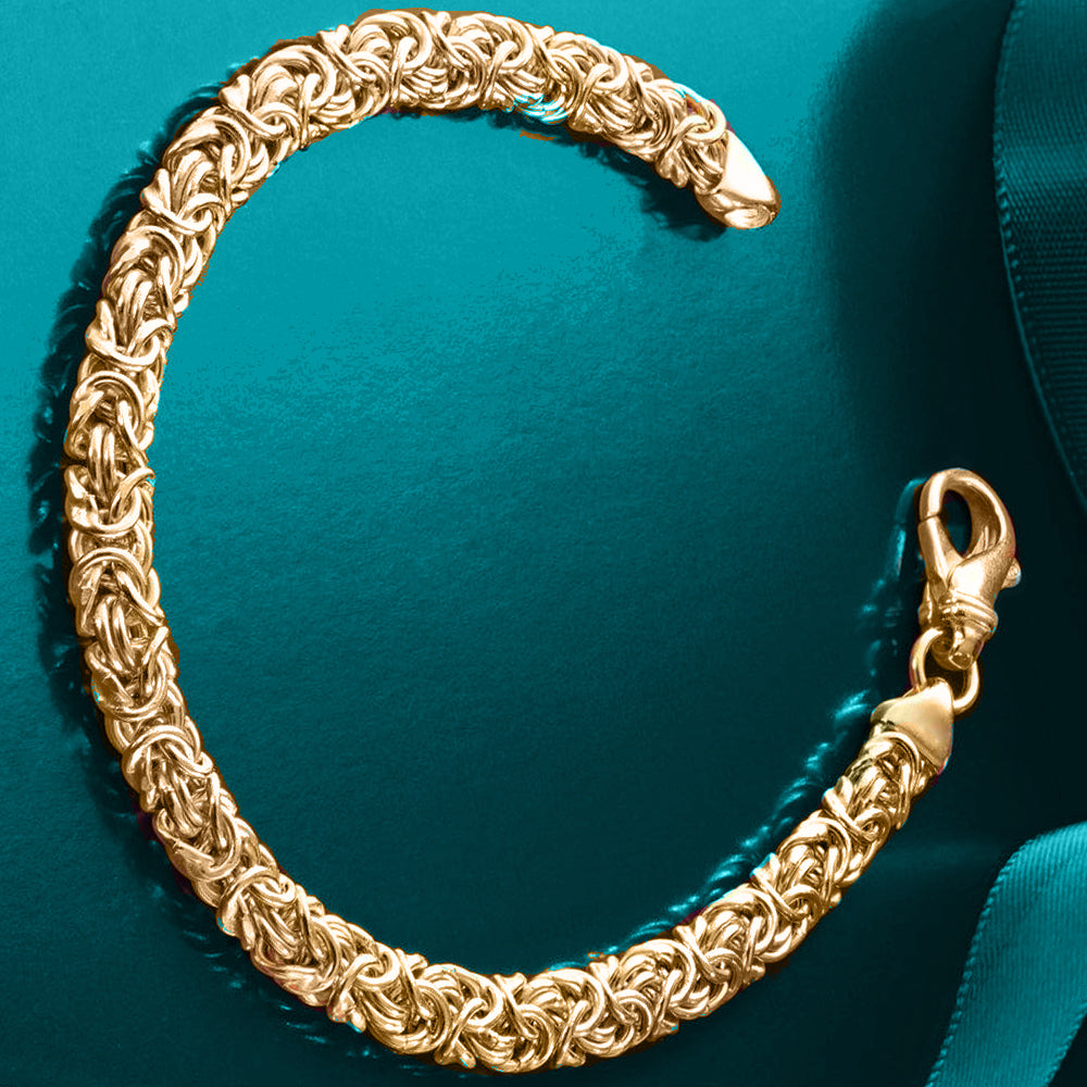 Byzantine Chain Bracelet in 18K Gold Plated, Bracelet, Golden NYC Jewelry, Golden NYC Jewelry jewelryjewelry deals, swarovski crystal jewelry, groupon jewelry,, jewelry for mom,