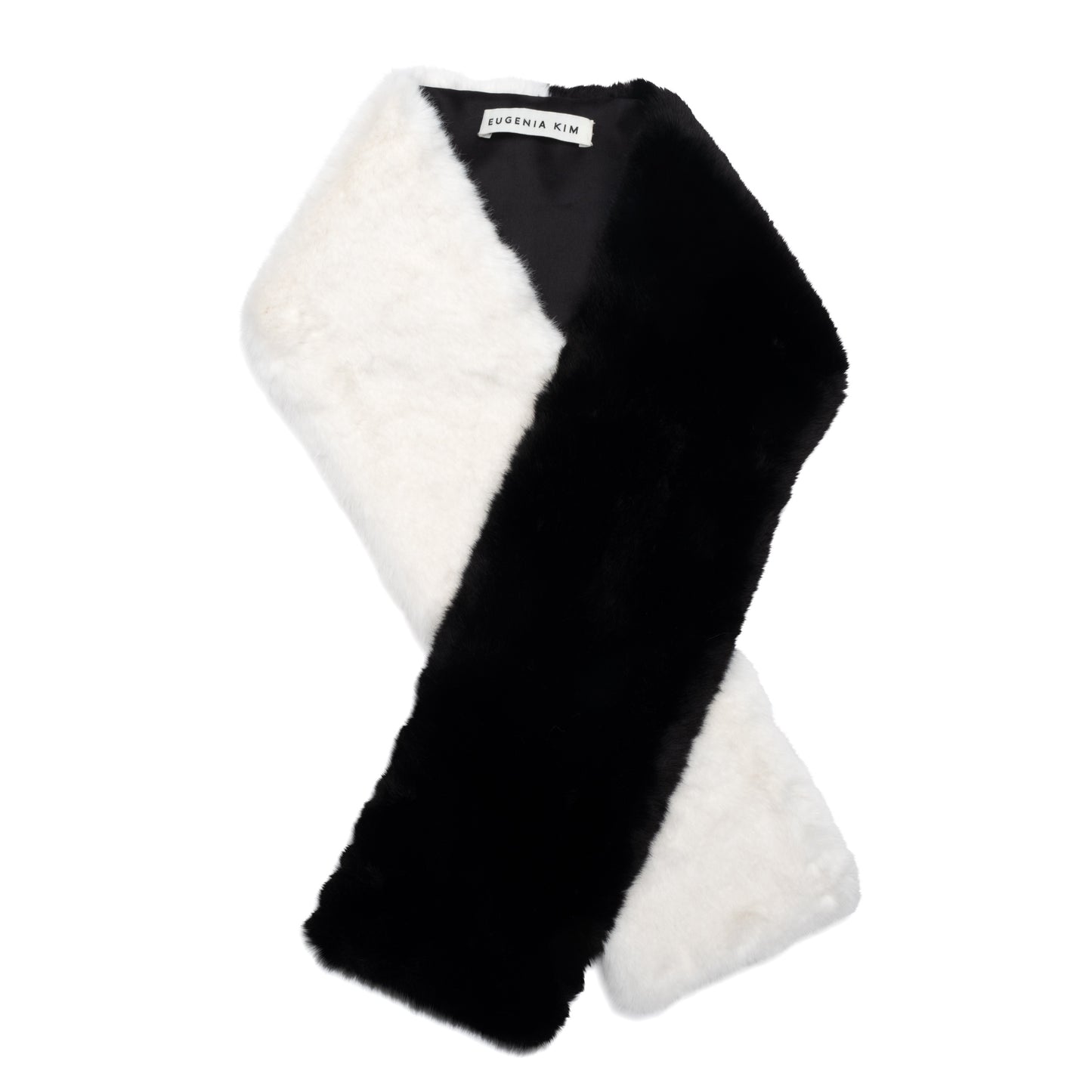 Half White - Half Black CAMILLE Scarf