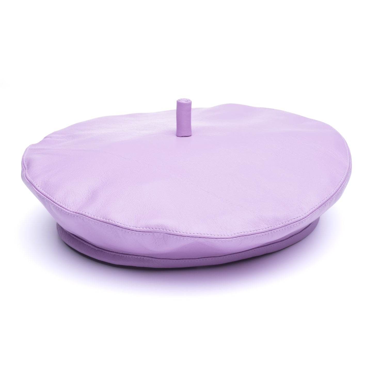 CARTER Leather Beret - In Color