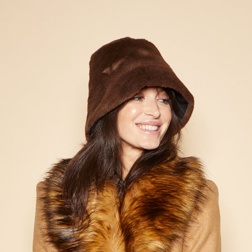 CHARLIE Winter Chocolate Bucket Hat