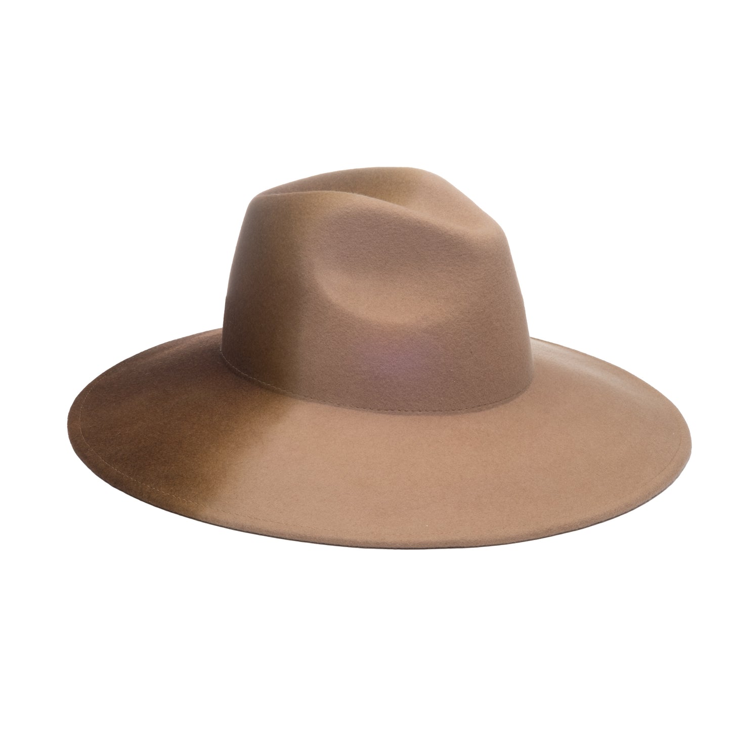 EMMANUELLE IN Camel BROWN HAT