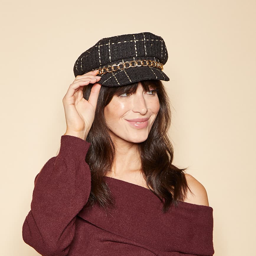 JESSA - BOUCLE TWEED MARIN CAP
