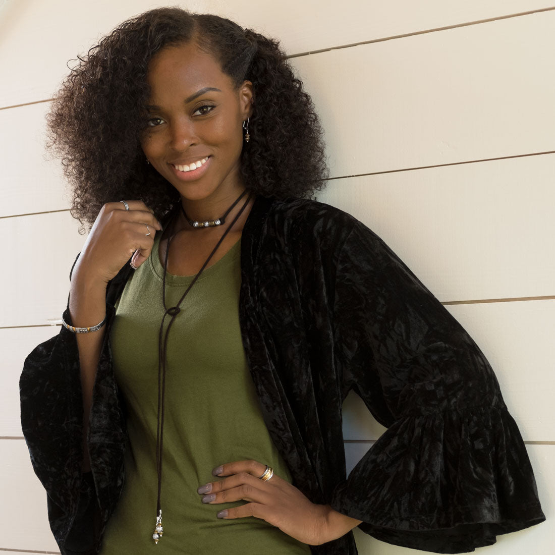 "V" Design Silver Ring