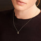 Amethyst Birthstone 14K Gold Necklace