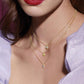 Amethyst Birthstone 14K Gold Necklace