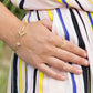 Bee CZ Cuff Vermeil Gold Bracelet