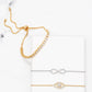 Infinity CZ Charm Bolo Silver Bracelet