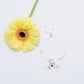 Corundum Rondell Charm - July Birthstone