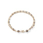 Double Strand 14 Karat Gold Plated Labradorite Beaded Bracelet