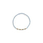 Labradorite and Black Spinel Stretch Charm Bracelet Set