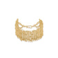 Wide Golden Bar Bracelet