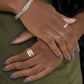 "V" Design Silver Ring