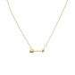 14 Karat Gold Plated Aim High Arrow Necklace