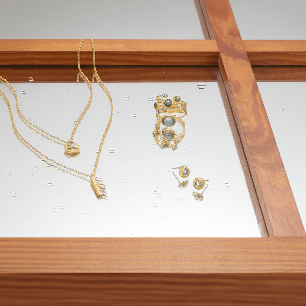 Layered Polki Diamond Necklace