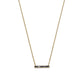 14 Karat Gold Plated Diamond Chip Necklace