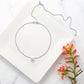 Adjustable Box Chain Silver Necklace