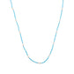 Endless Design Turquoise Magnesite and Cultured Freshwater Pearl Necklace