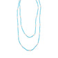 Turquoise Magnesite and  Pearl Bead Necklace