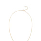 Gold Filled Labradorite Crystal Ellipse Necklace
