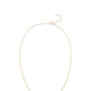 Gold Filled  Moonstone Ellipse Necklace