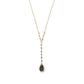 14 Karat Gold Plated Labradorite Drop Necklace