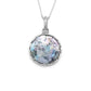 18" Small Round Ancient Glass Necklace