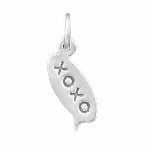 XOXO Text Message Charm