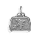 Oxidized Suitcase Charm