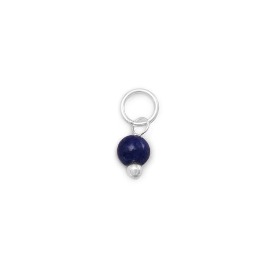 Corundum Bead Charm - September Birthstone