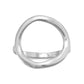 Textured Open Circle Ring