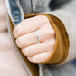 "Love you to the moon and back" Silver Ring