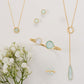 Pear Shaped Chalcedony Vermeil Gold Necklace
