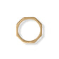Enamel Octagonal Ring In Vermeil Gold