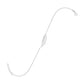 9" + 1" Sideways Feather Anklet