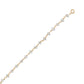 Moonstone Anklet in Vermeil Gold