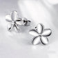 Lucky Clover Crystal Stud Earrings
