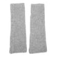 AMALIA Gray Long Knit Fingerless Gloves