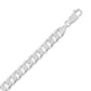 Unisex Curb Chain Silver Necklace