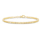 Cube Bangle Bracelet in 14 Karat Gold