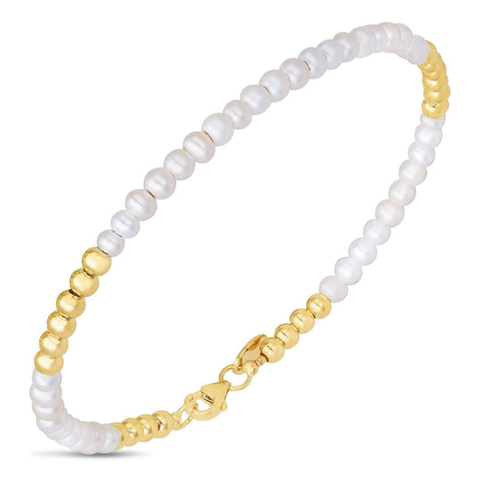 Pearl Pallina 14K Gold Bracelet