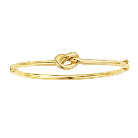 Love Knot 14K Gold Bangle