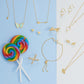 Aim High Arrow Necklace In Vermeil Gold