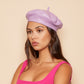 CARTER Leather Beret - In Color