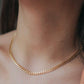 Gold Filled Curb Chain Necklace