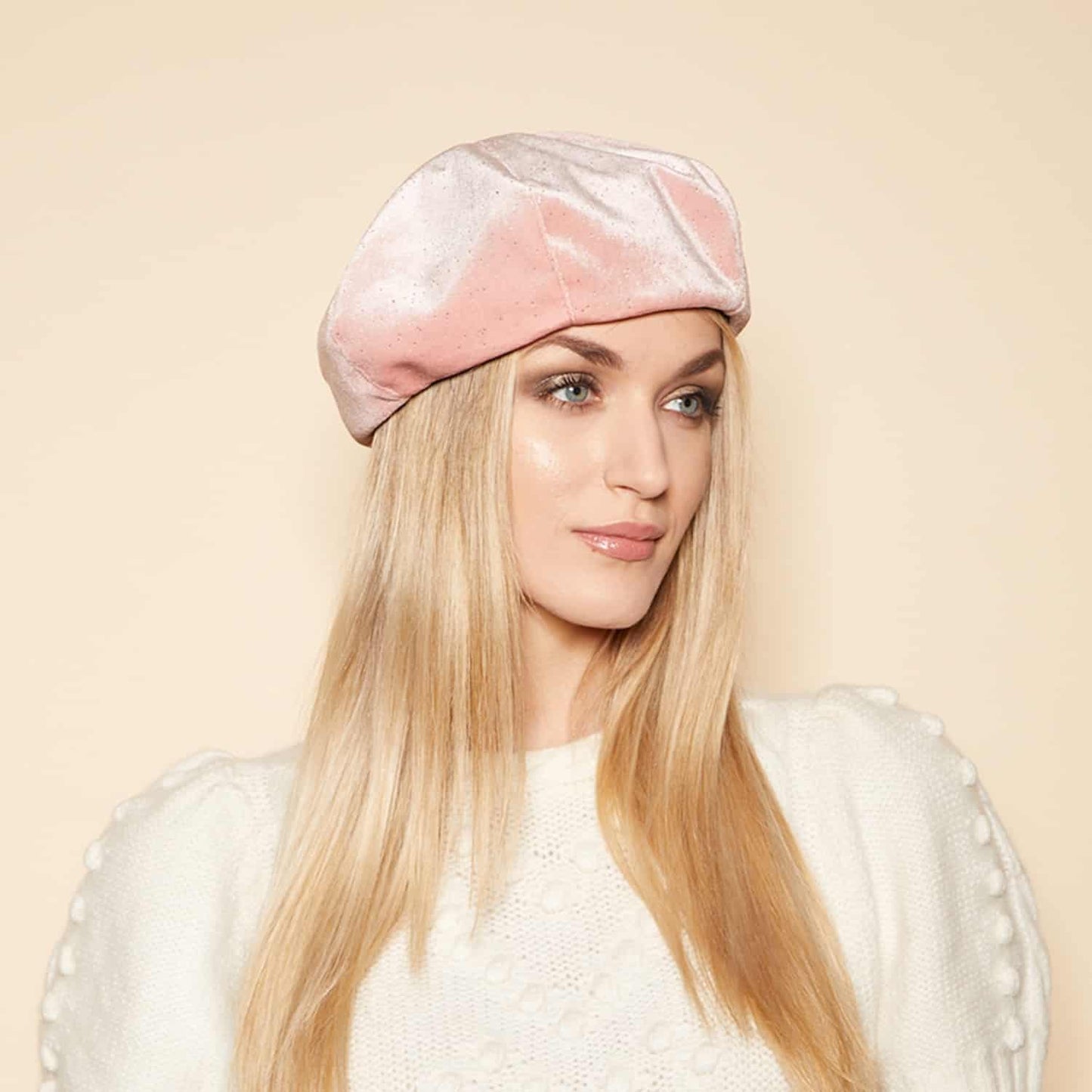 DEBORAH PINK BLUSH BERET