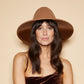EMMANUELLE IN Camel BROWN HAT
